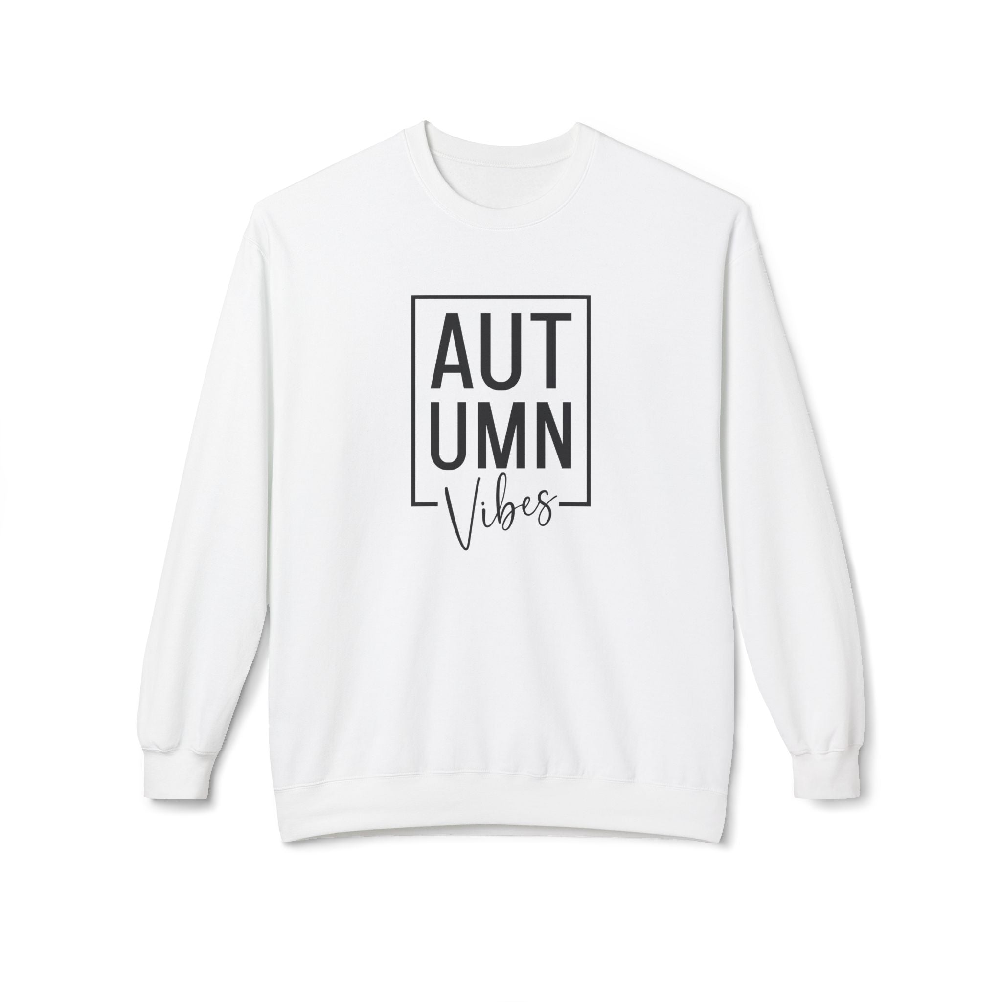 Autumn Vibes Fleece Crewneck Sweatshirt