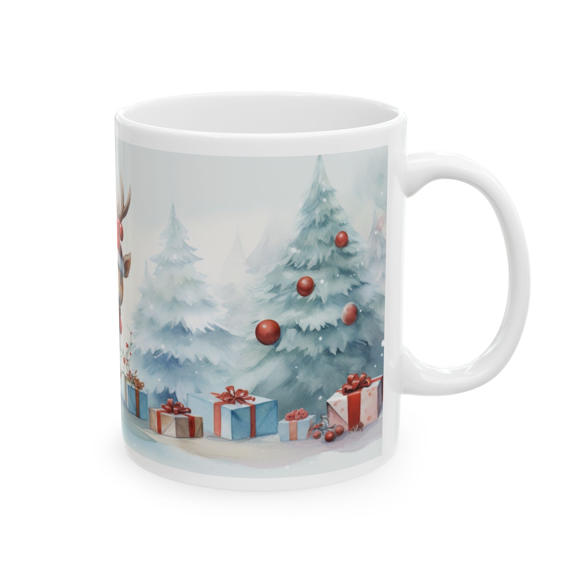 Reindeer Christmas Mug (11oz)