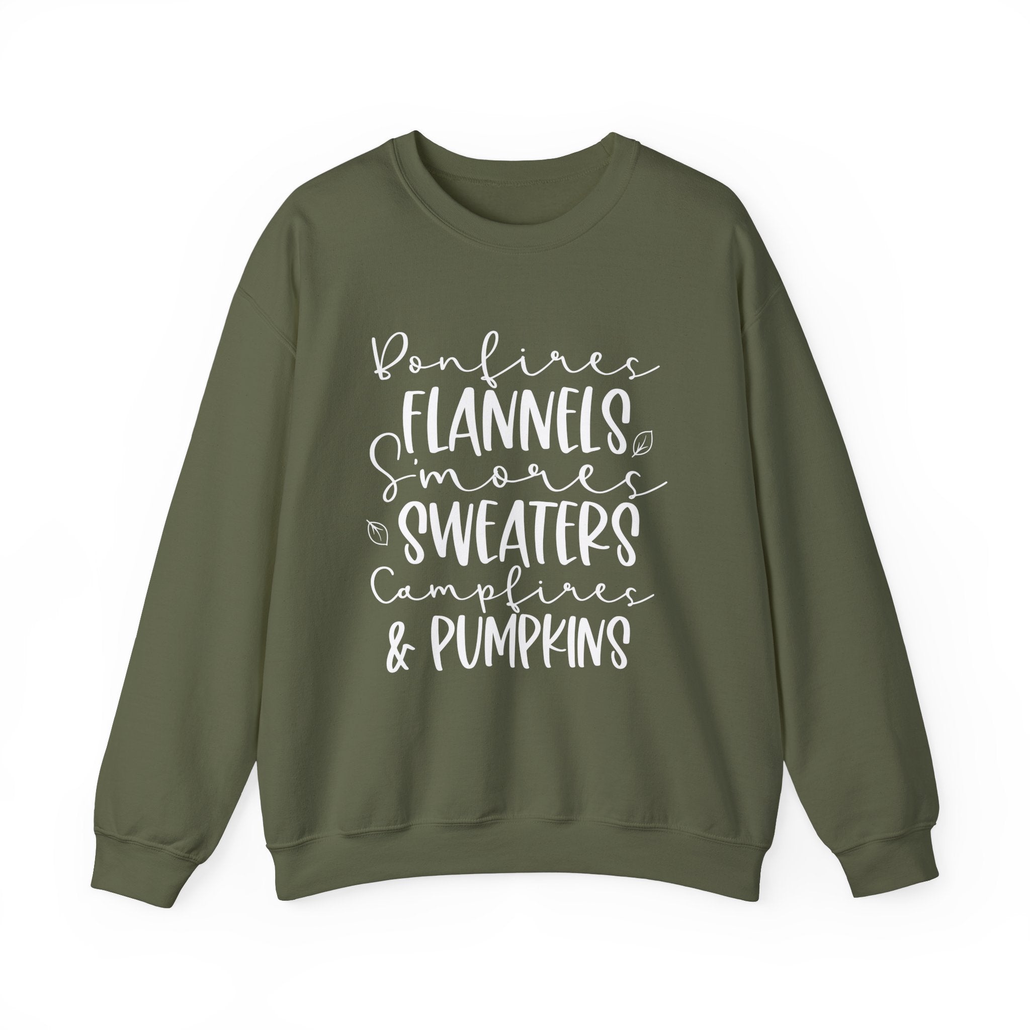 Autumn/Fall Crewneck Sweatshirt (Bonfire, Flannel, S'mores...)