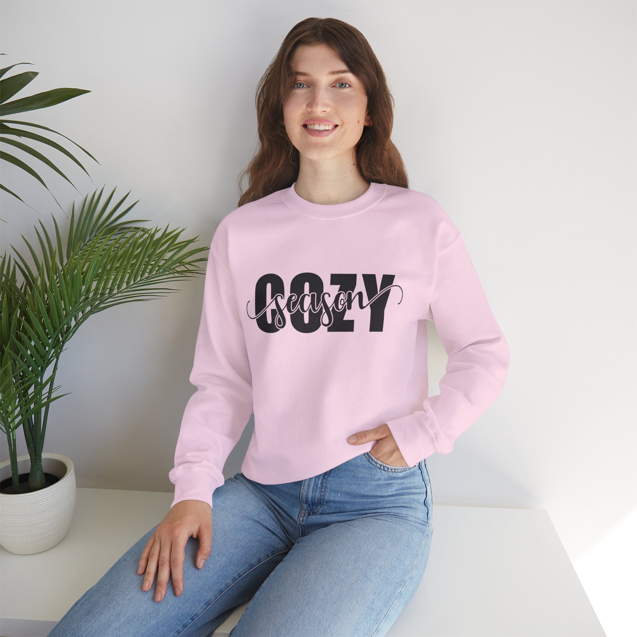 Cozy Season Crewneck Sweatshirt - Perfect Fall & Winter Wear