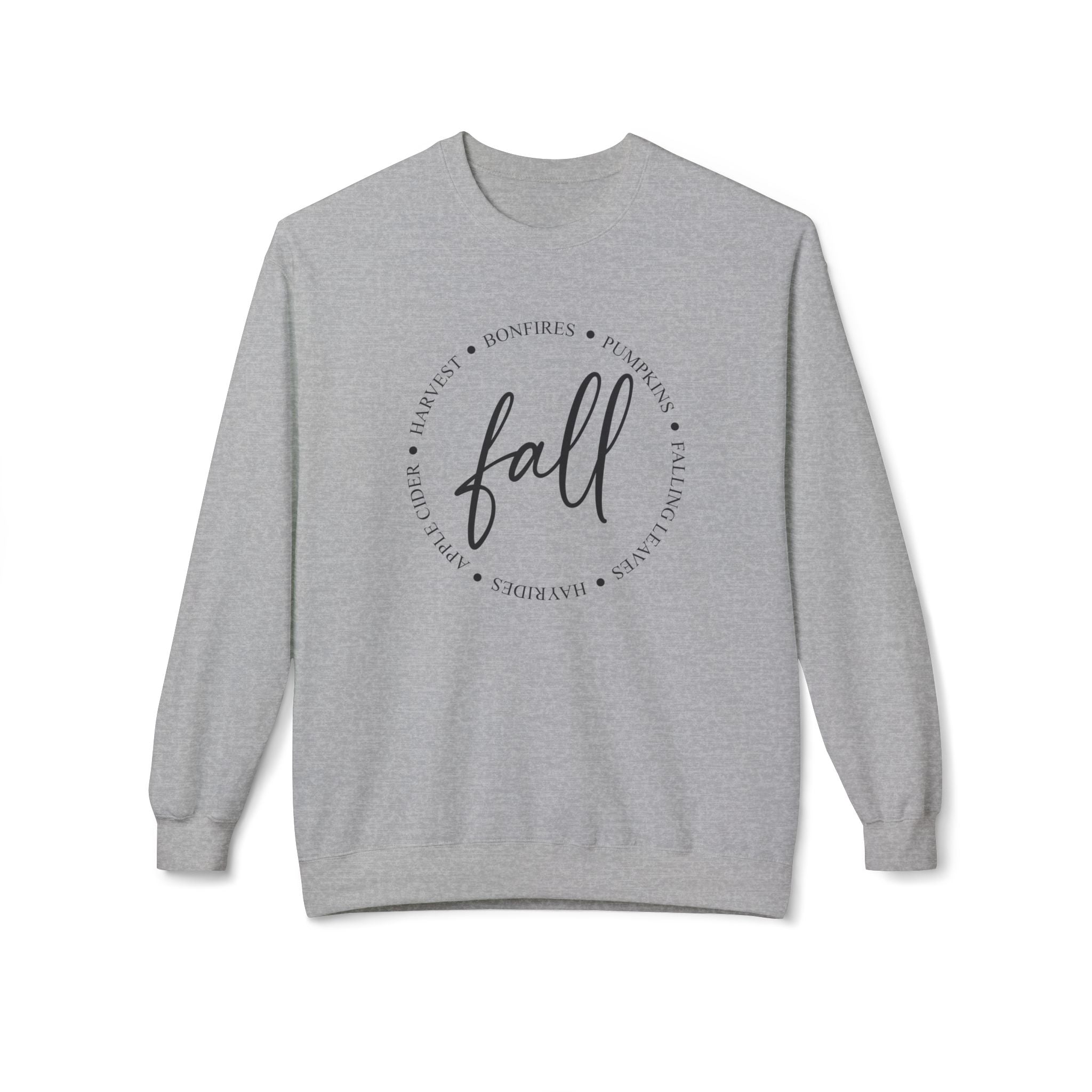 Autumn/Fall Fleece Crewneck Sweatshirt