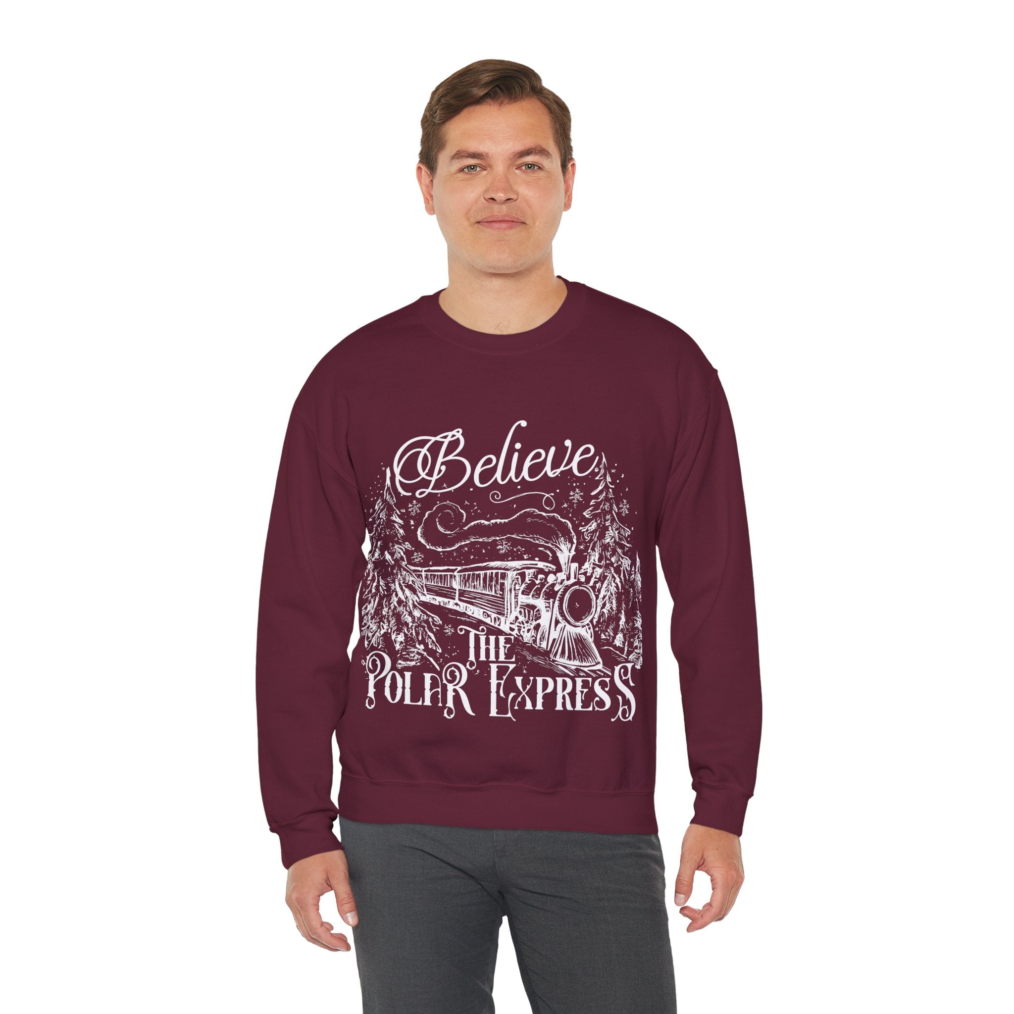 Believe in the Polar Express Crewneck Sweatshirt - Unisex