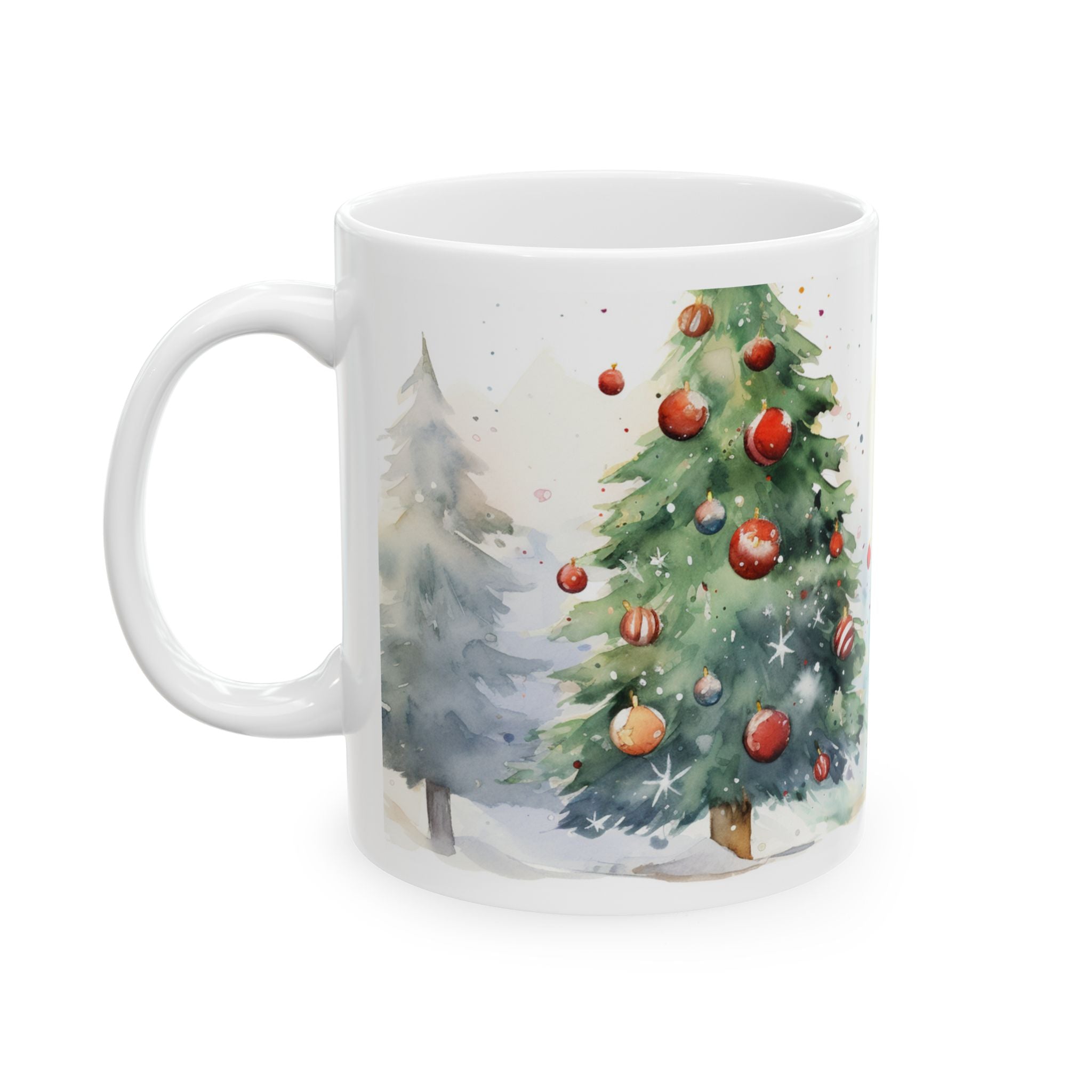 Christmas Gift Ceramic Mug 110oz - Cozy Holiday Vibes for Coffee Lovers