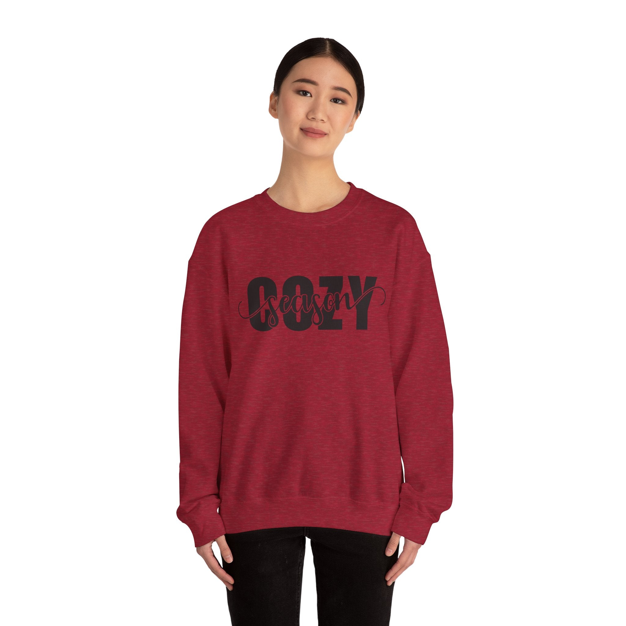 Cozy Season Crewneck Sweatshirt - Perfect Fall & Winter Wear