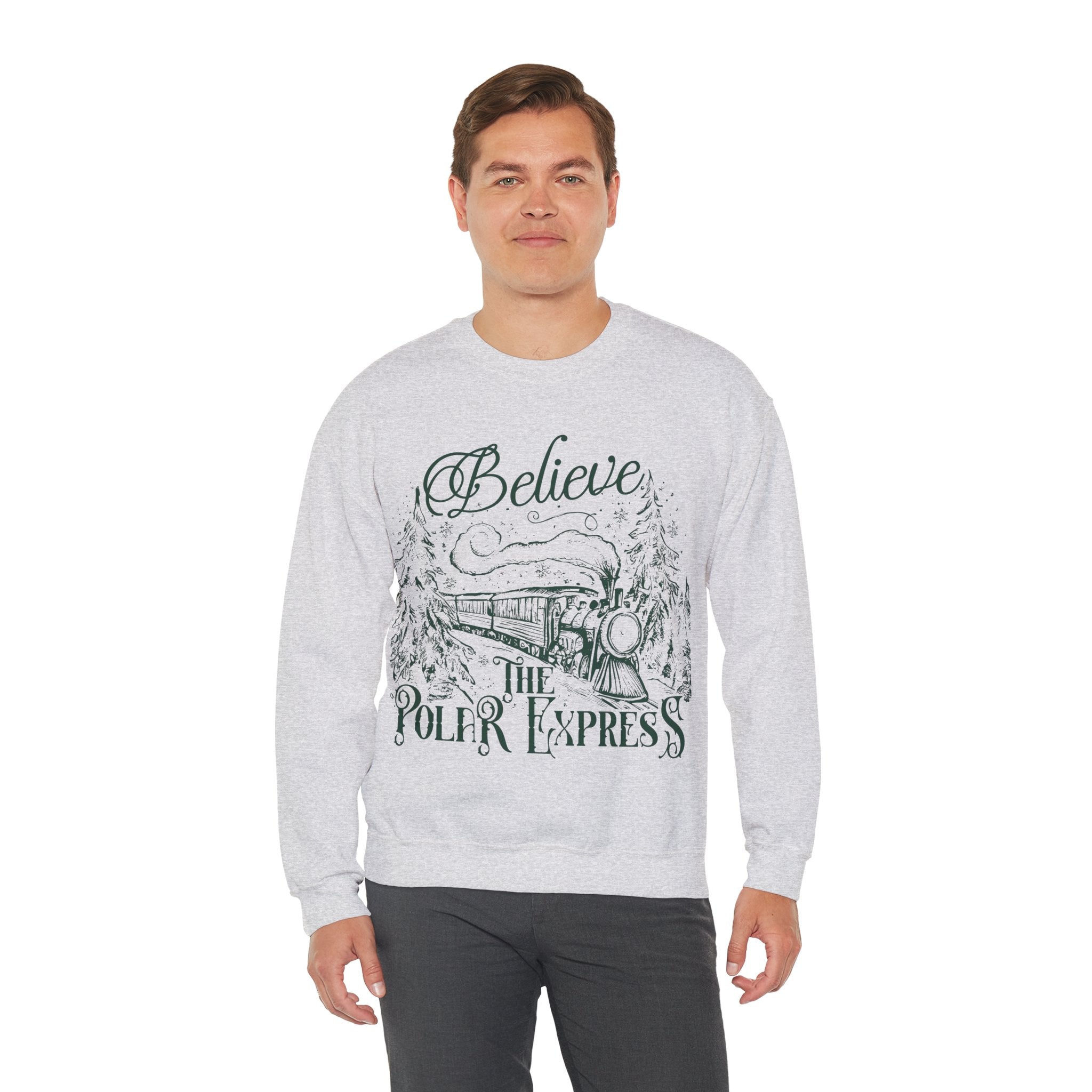 Believe in The Polar Express Crewneck Sweatshirt -Unisex