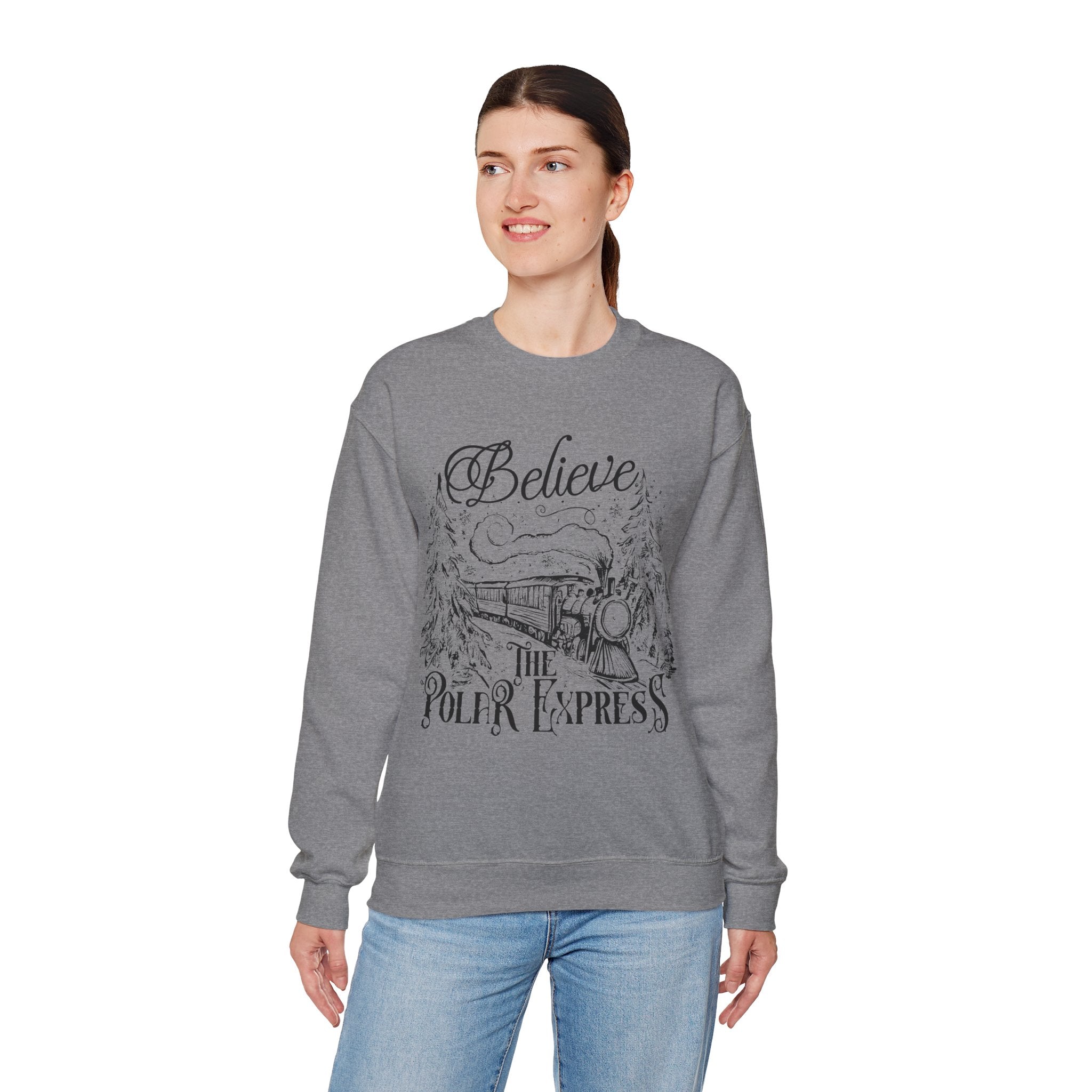 Believe in the Polar Express Crewneck Sweatshirt - Unisex