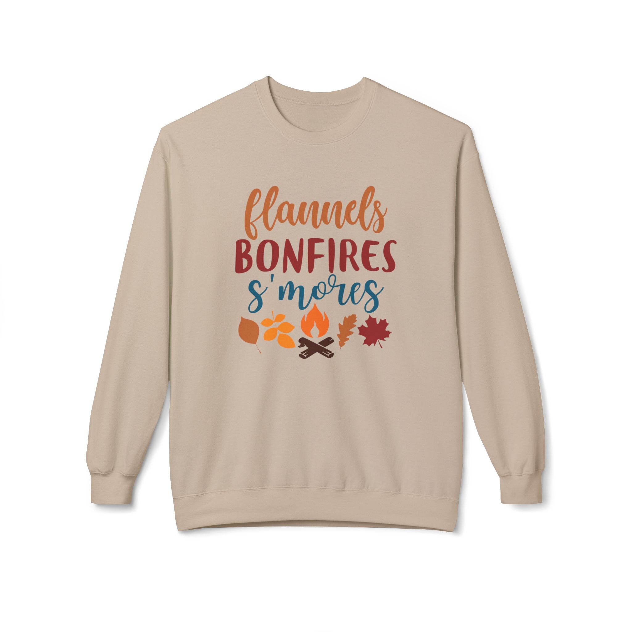 Flannel Bonfire S'more Fleece Sweatshirt