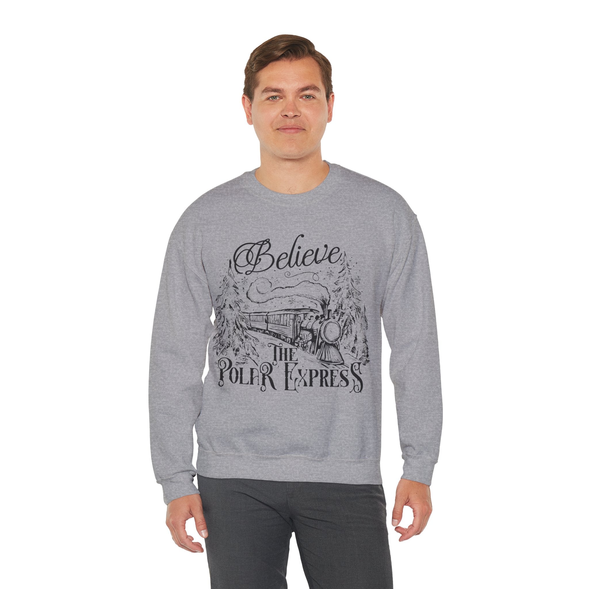 Believe in the Polar Express Crewneck Sweatshirt - Unisex