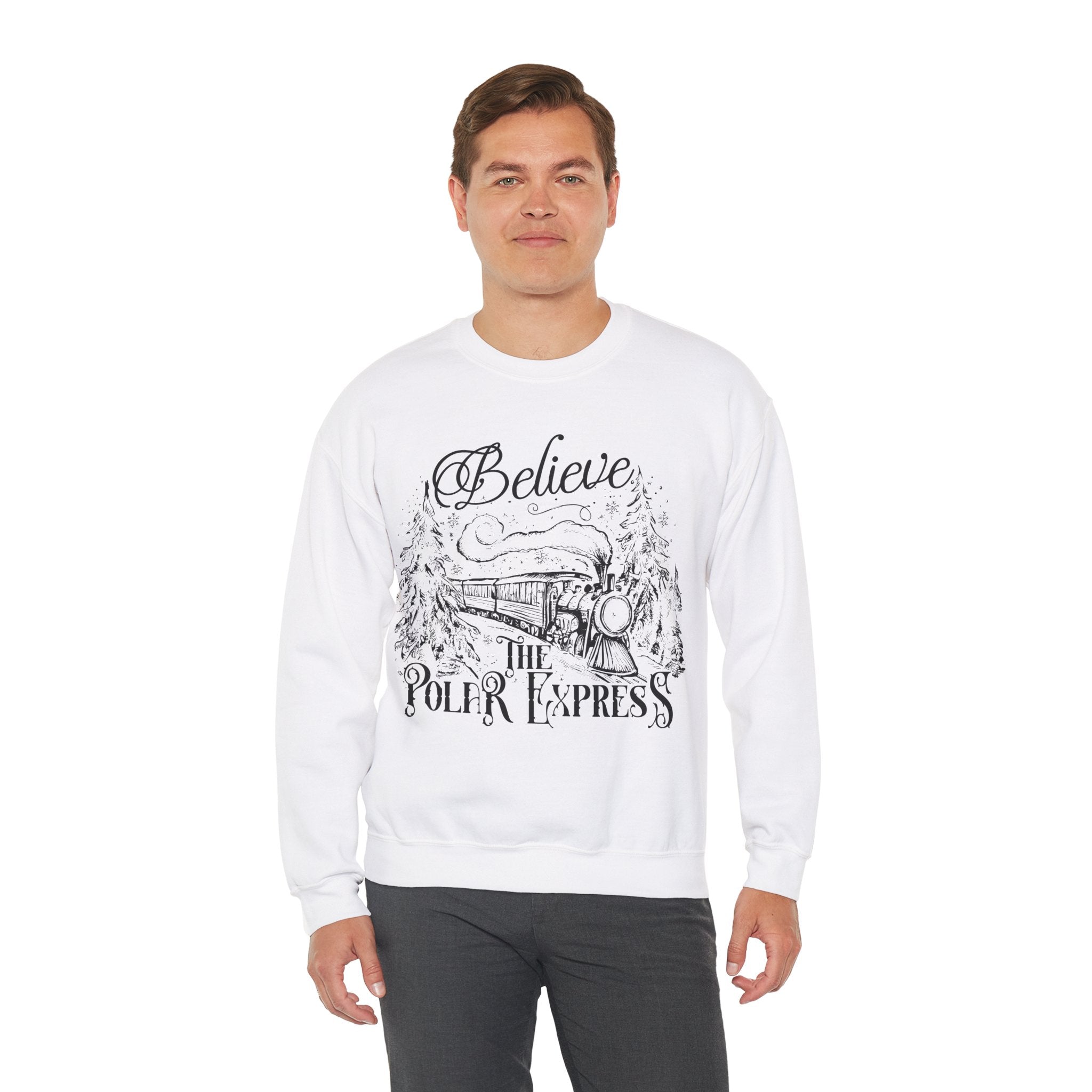 Believe in the Polar Express Crewneck Sweatshirt - Unisex