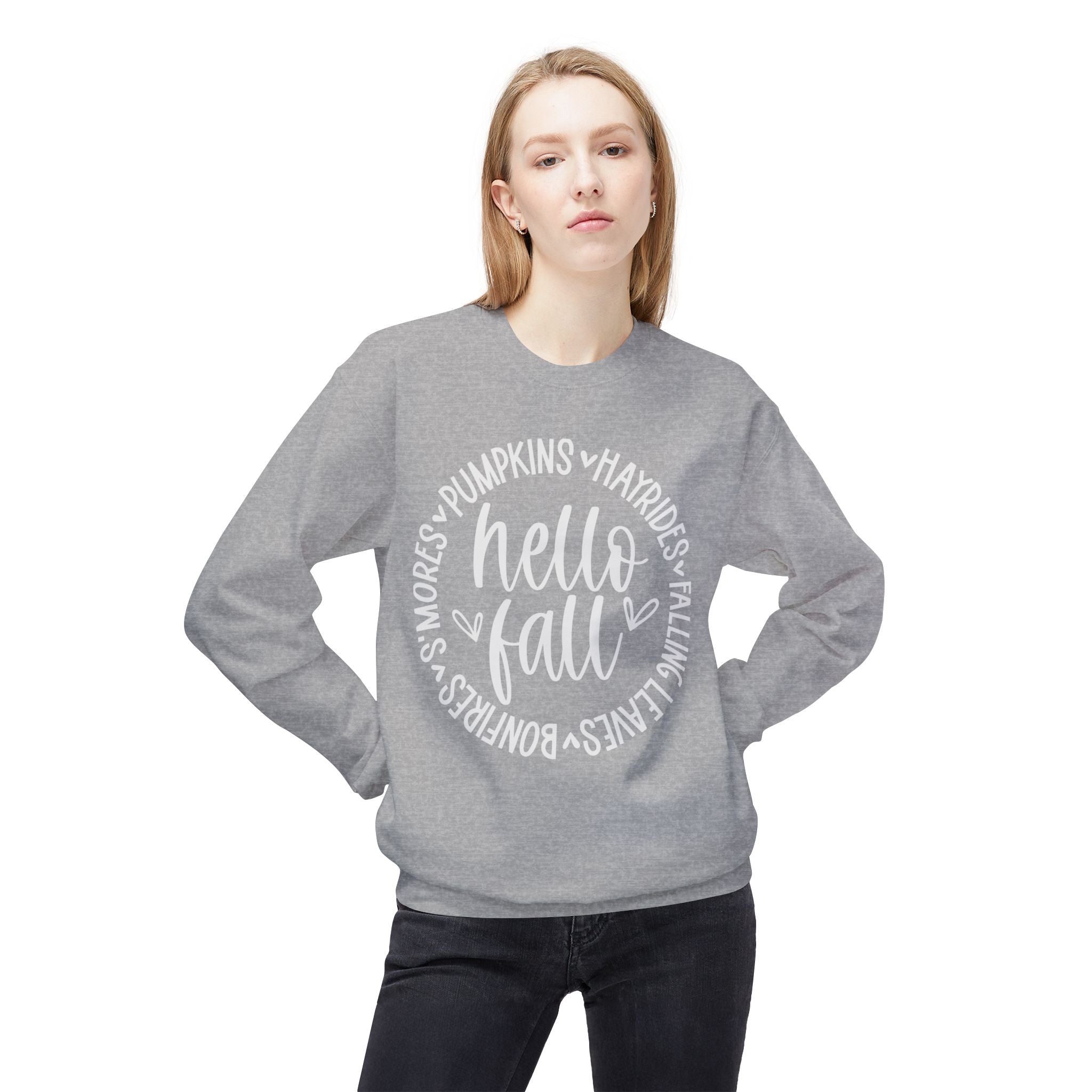 Hello Fall Fleece Sweatshirt