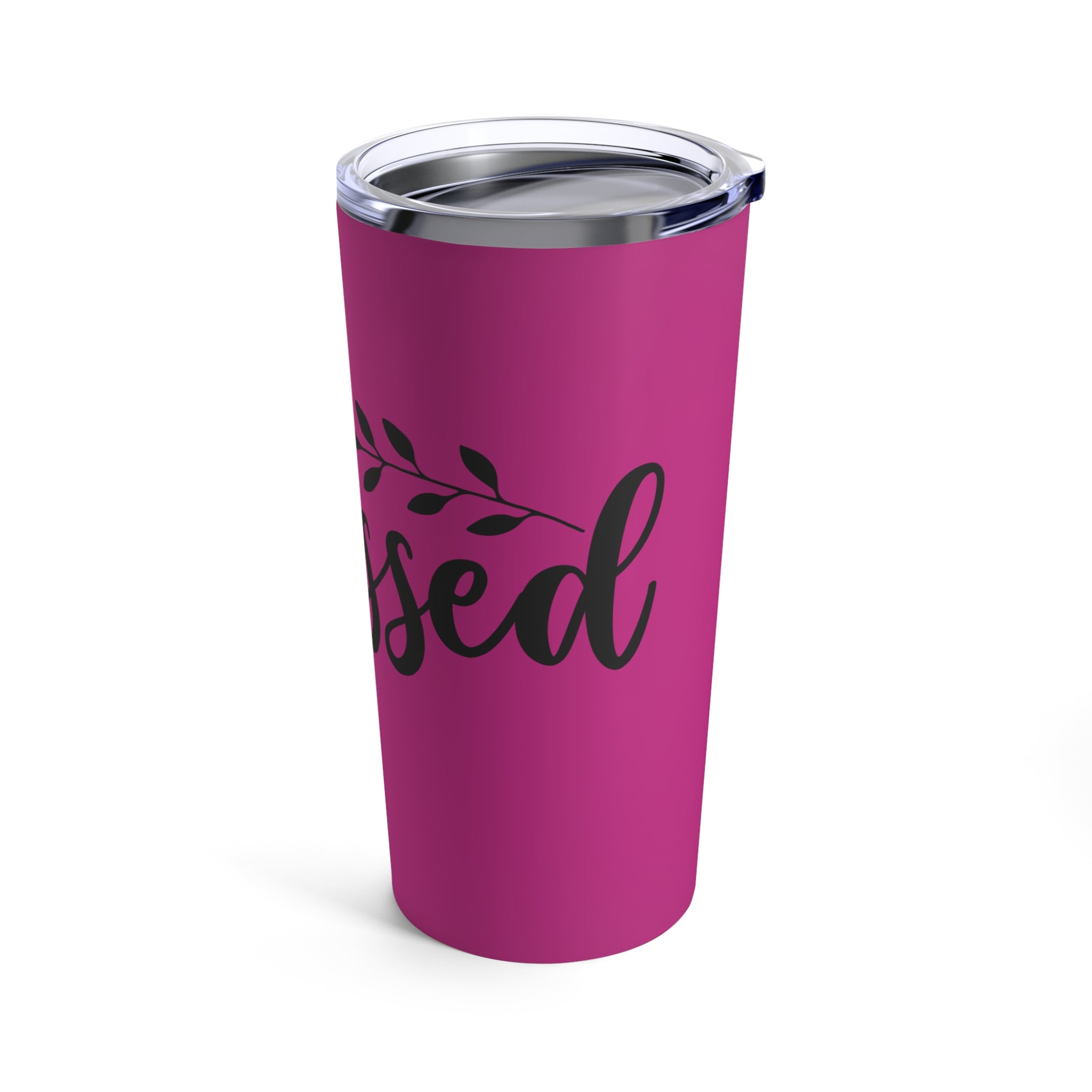 Blessed Insulated Stainless Steel Pink Tumbler 20oz