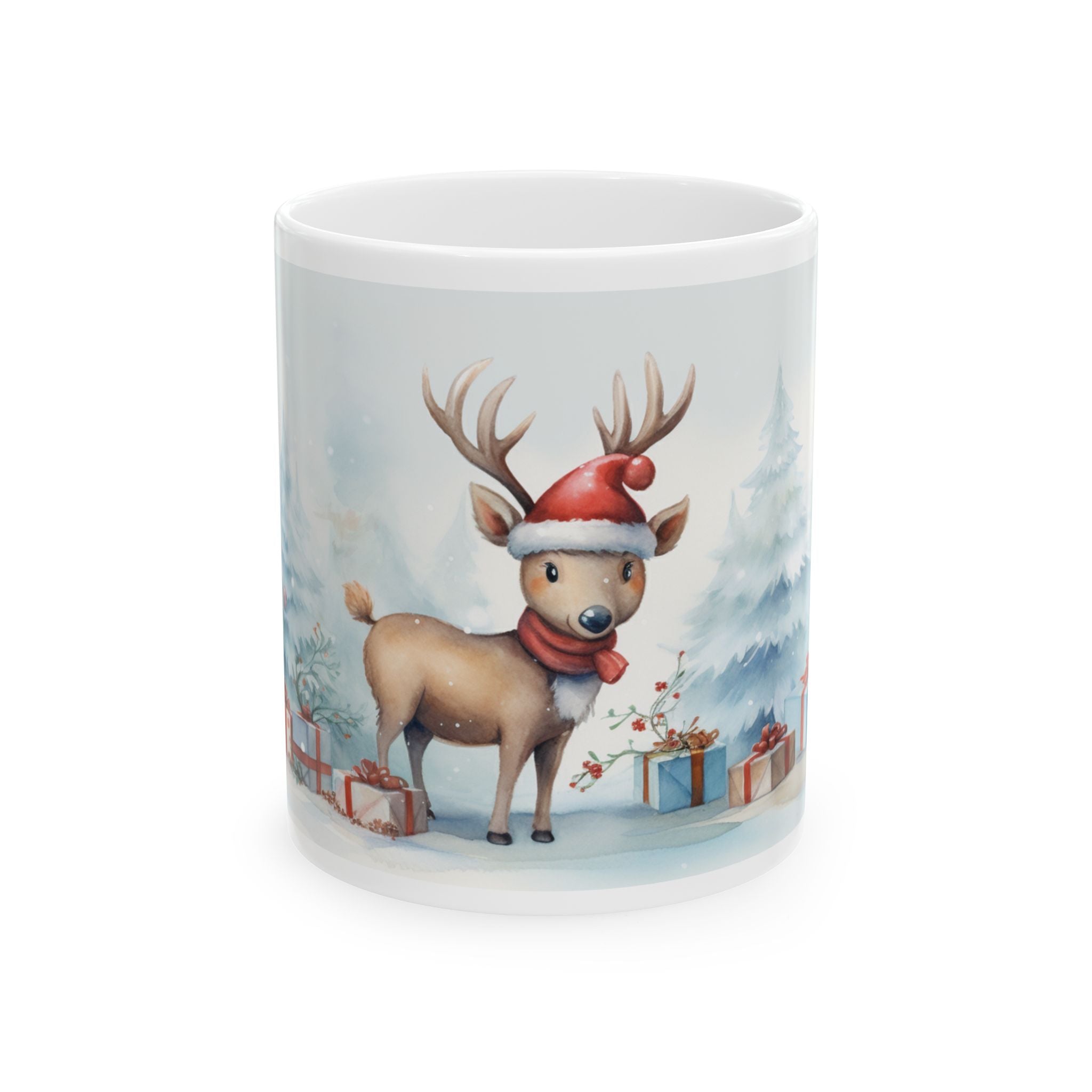 Reindeer Christmas Mug (11oz)