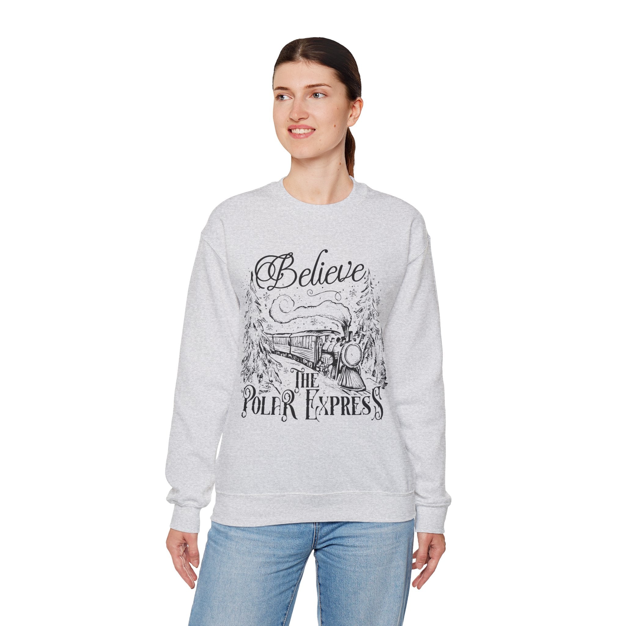 Believe in the Polar Express Crewneck Sweatshirt - Unisex