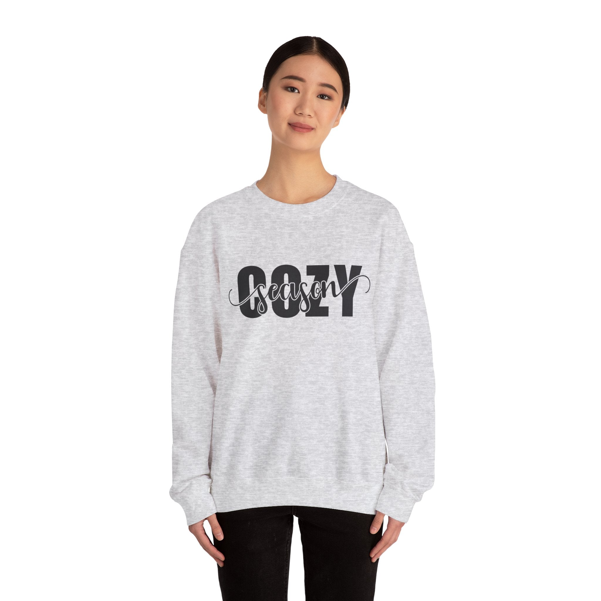 Cozy Season Crewneck Sweatshirt - Perfect Fall & Winter Wear