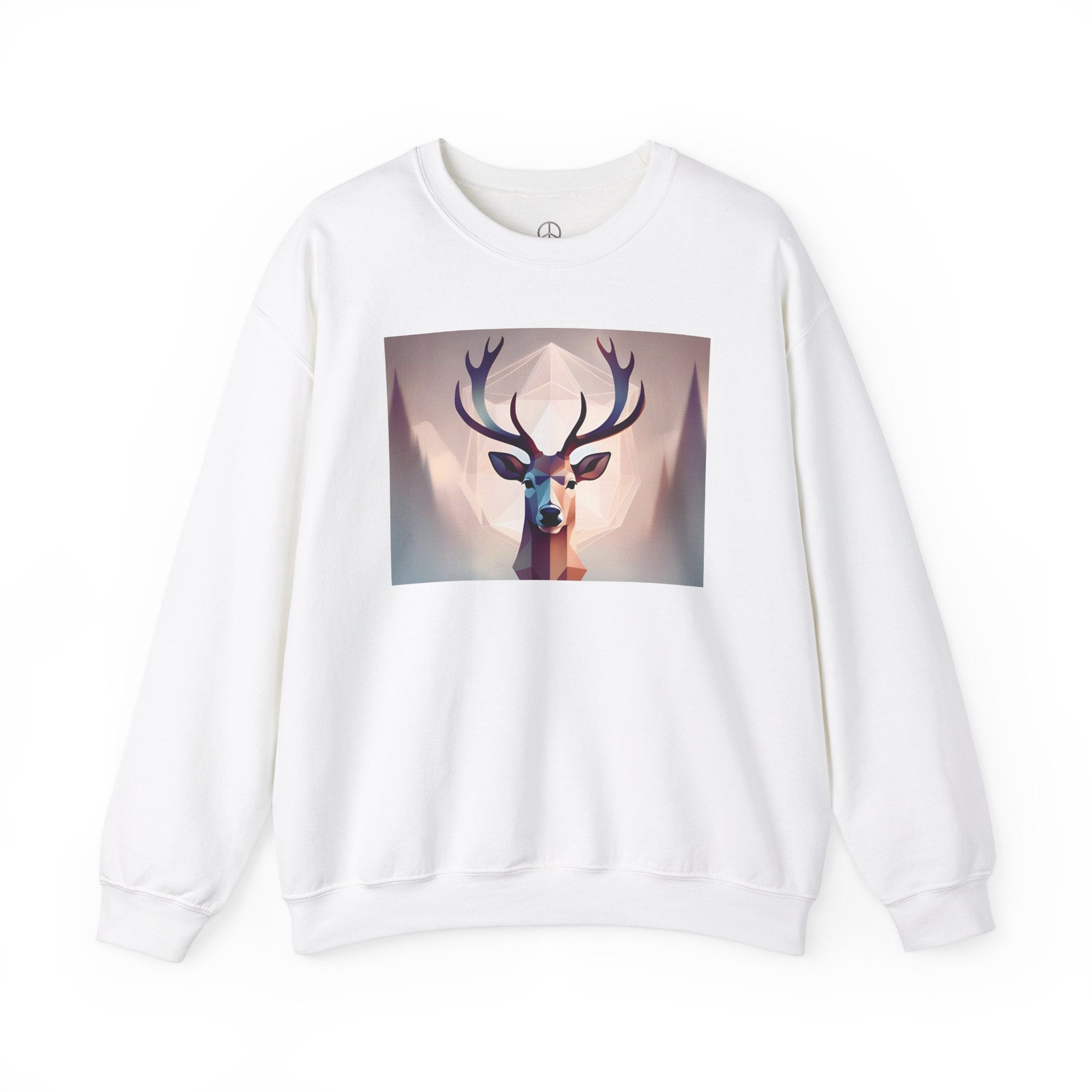 Deer Print Crewneck Sweatshirt - Cozy and Trendy for all Occasions