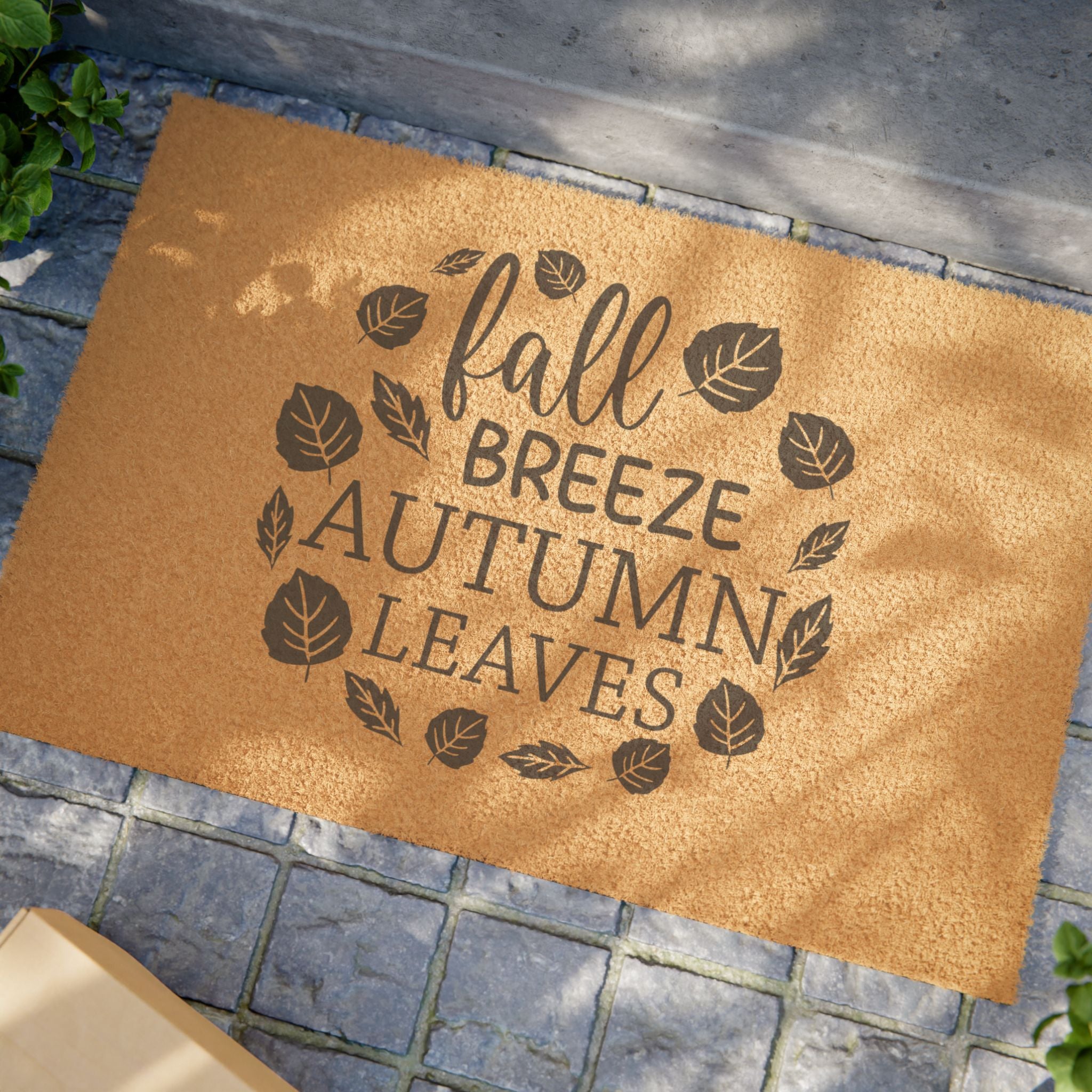 Fall Breeze Autumn Leaves Doormat