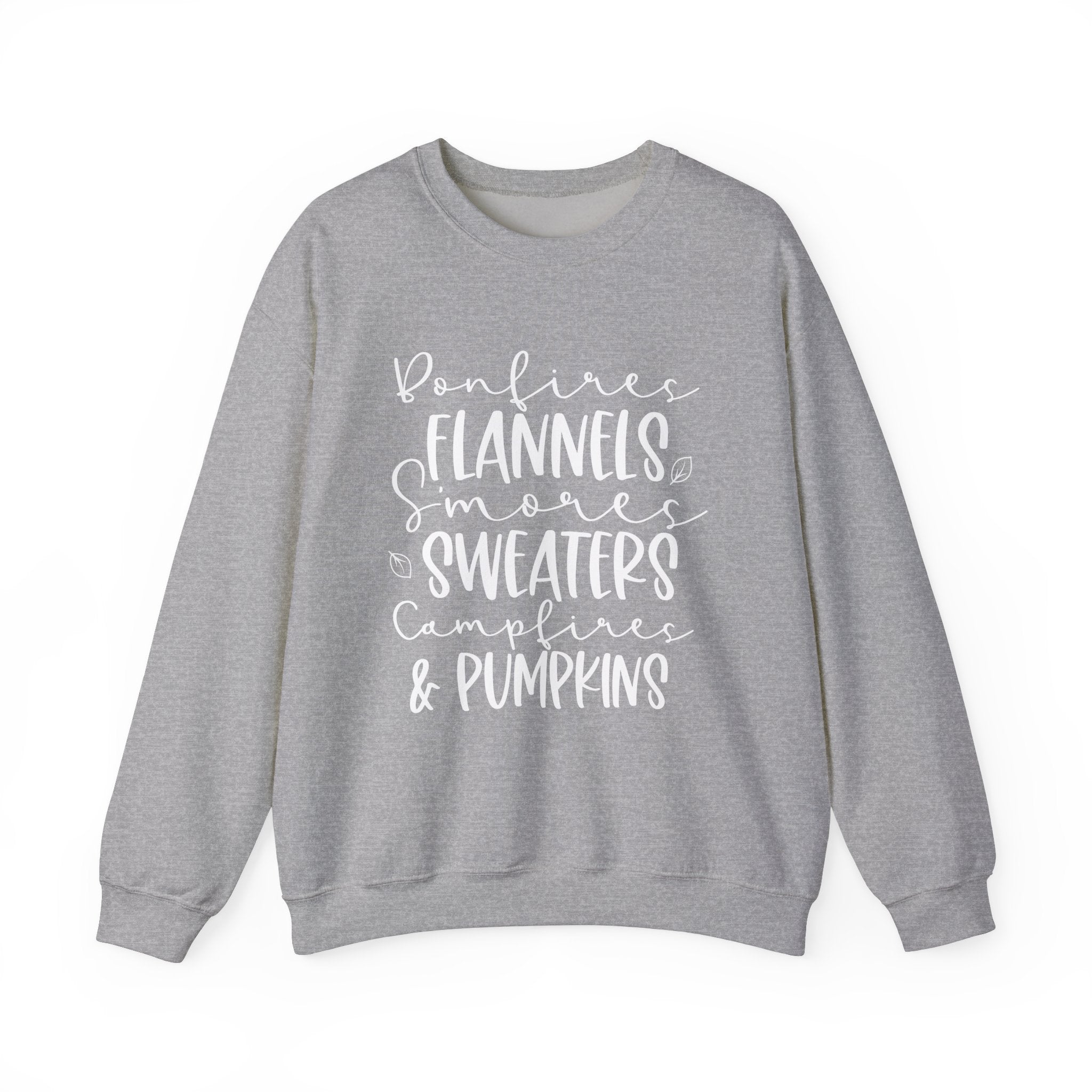 Autumn/Fall Crewneck Sweatshirt (Bonfire, Flannel, S'mores...)