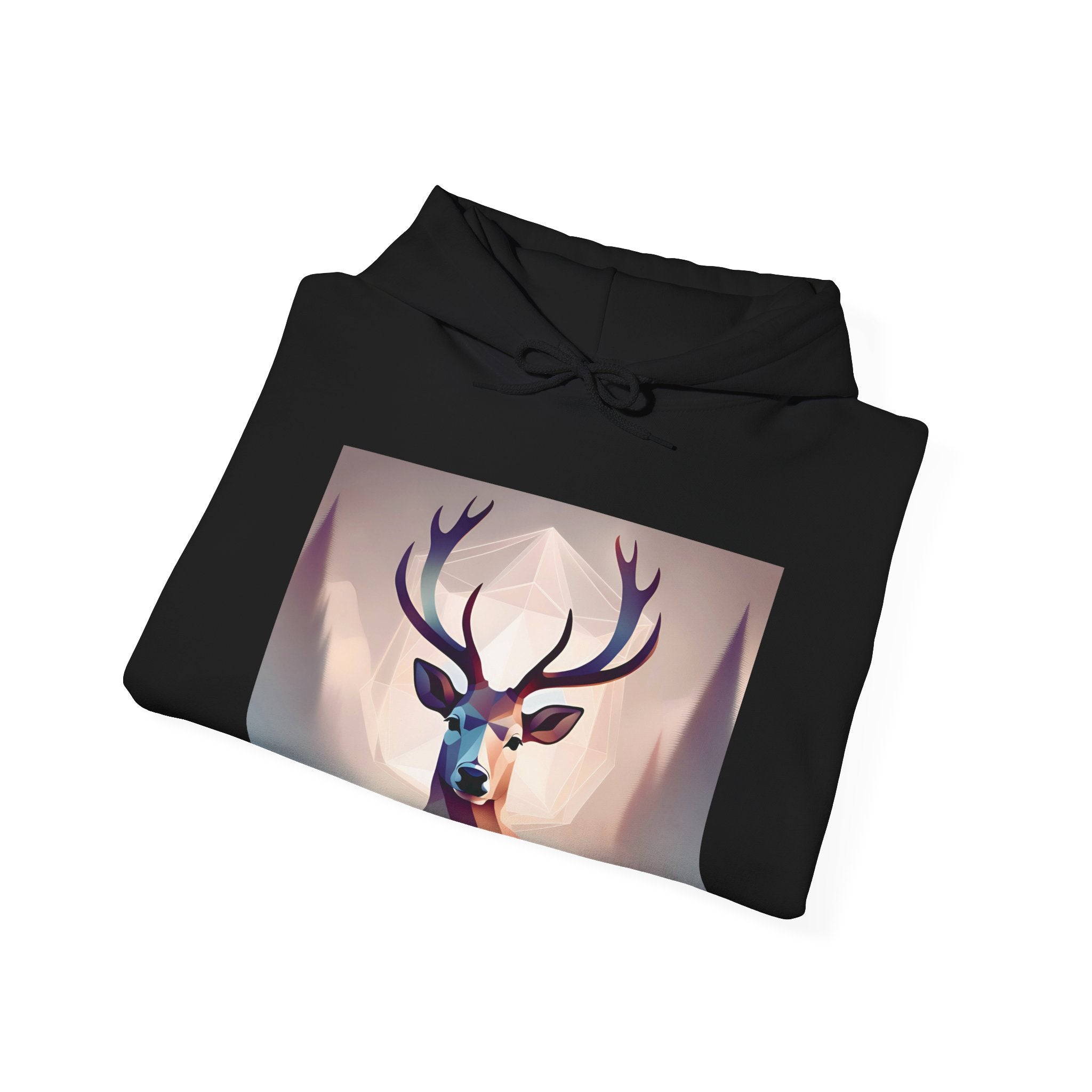 Deer Print Hoodie - Winter Essentials