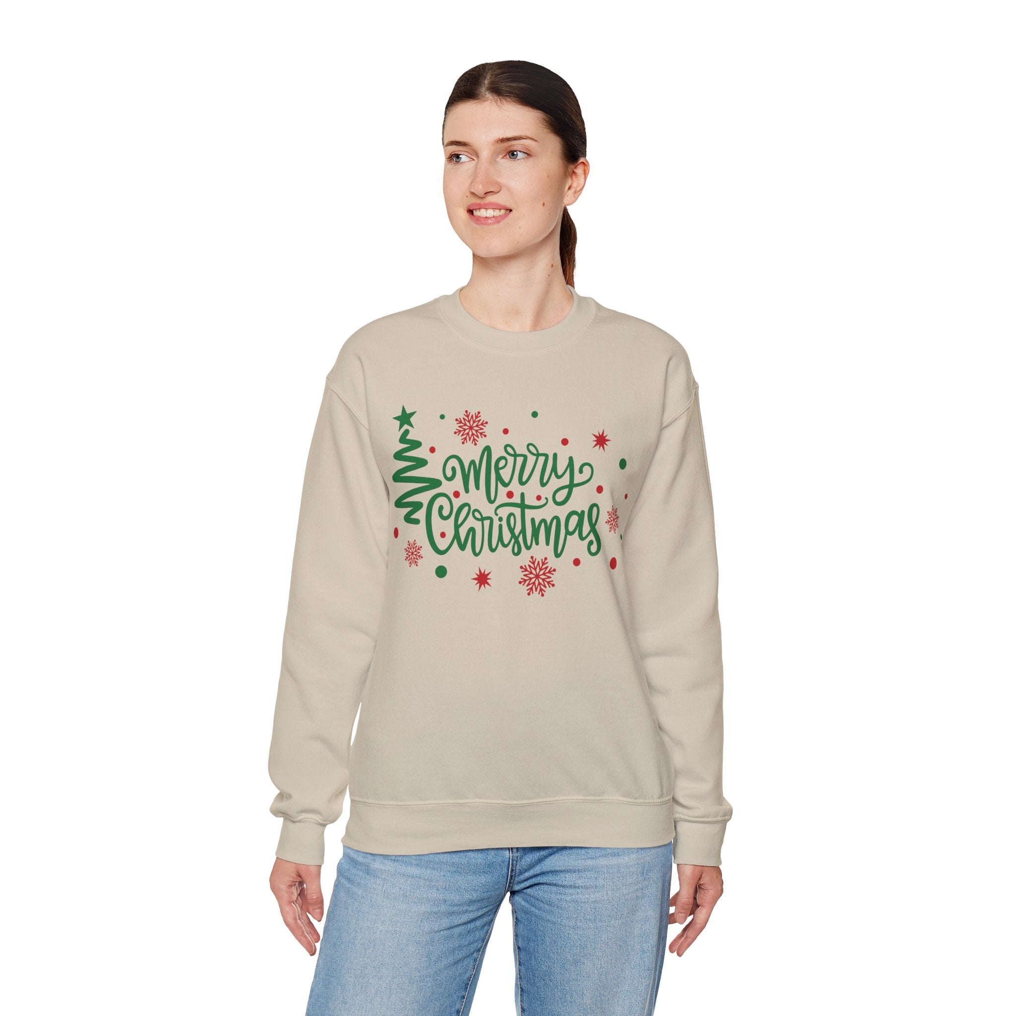 Merry Christmas Sweatshirt - Holiday Cheer