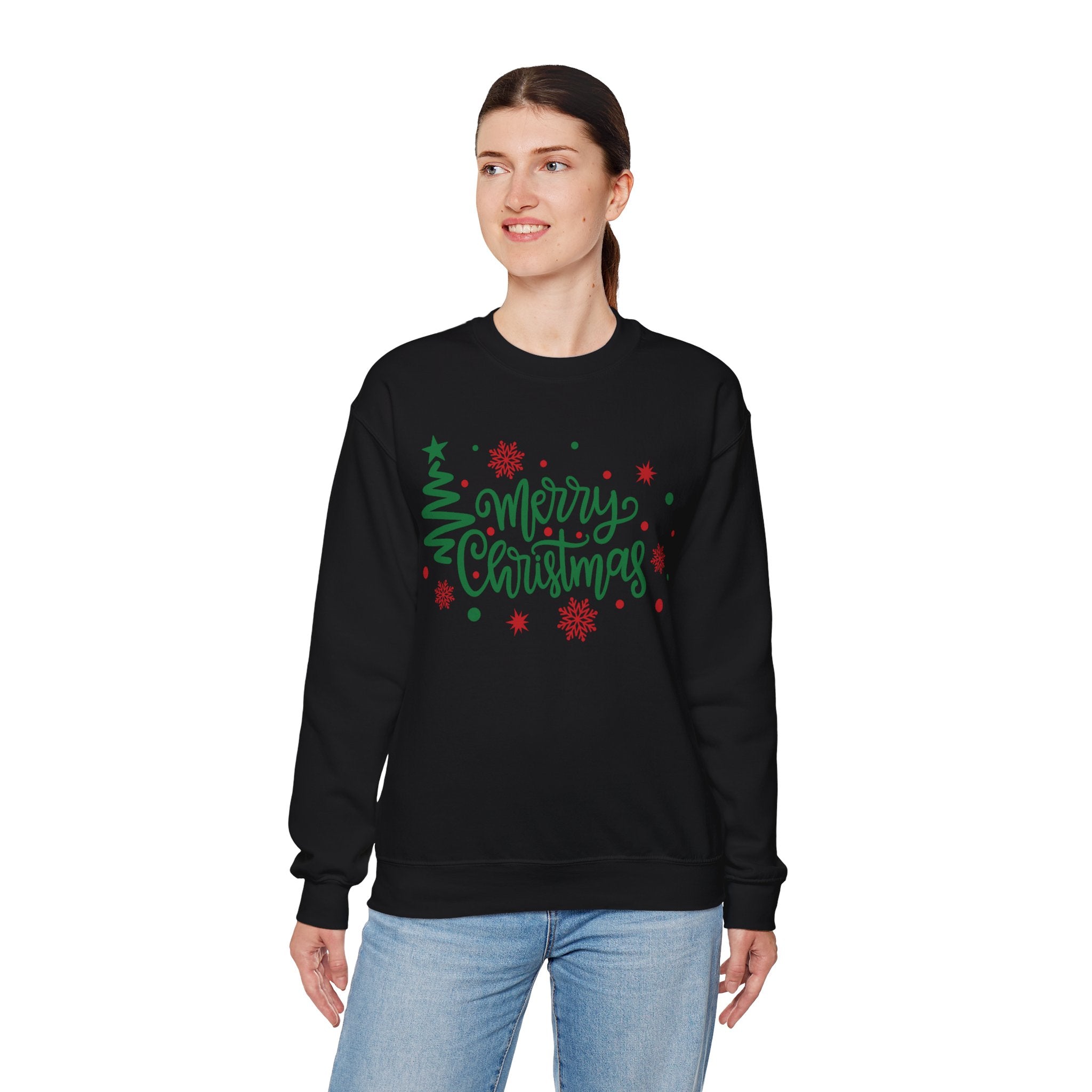 Merry Christmas Sweatshirt - Holiday Cheer