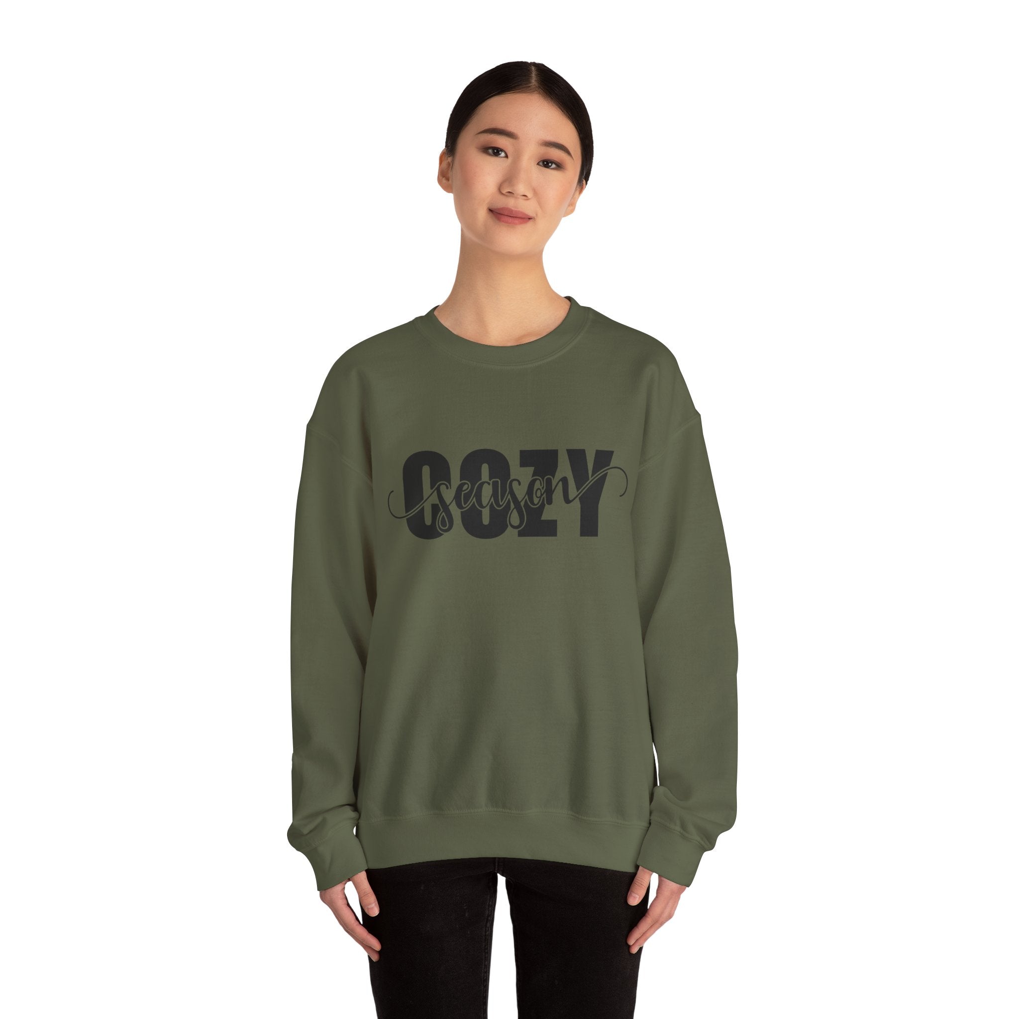 Cozy Season Crewneck Sweatshirt - Perfect Fall & Winter Wear