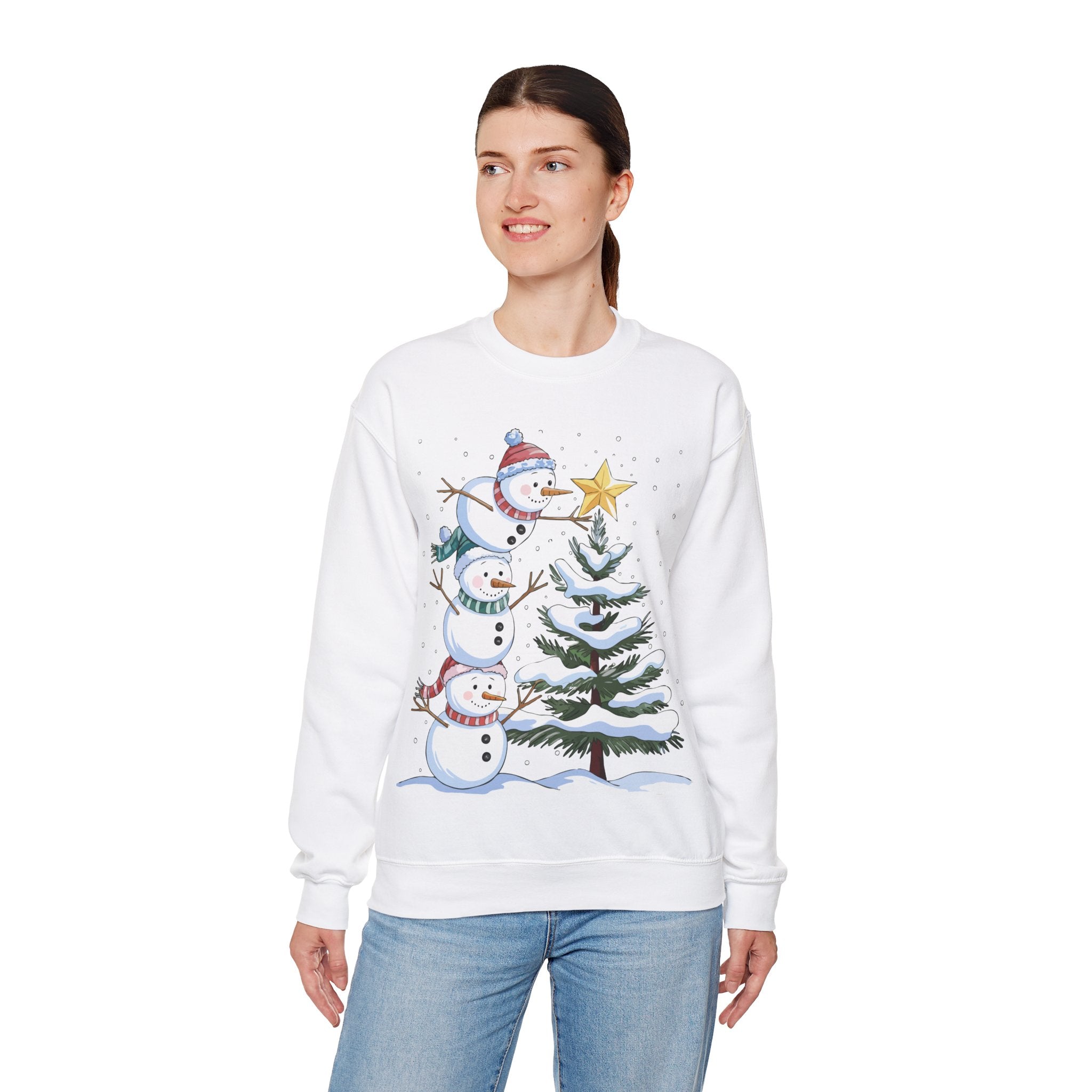 Festive Snowman Christmas Sweatshirt