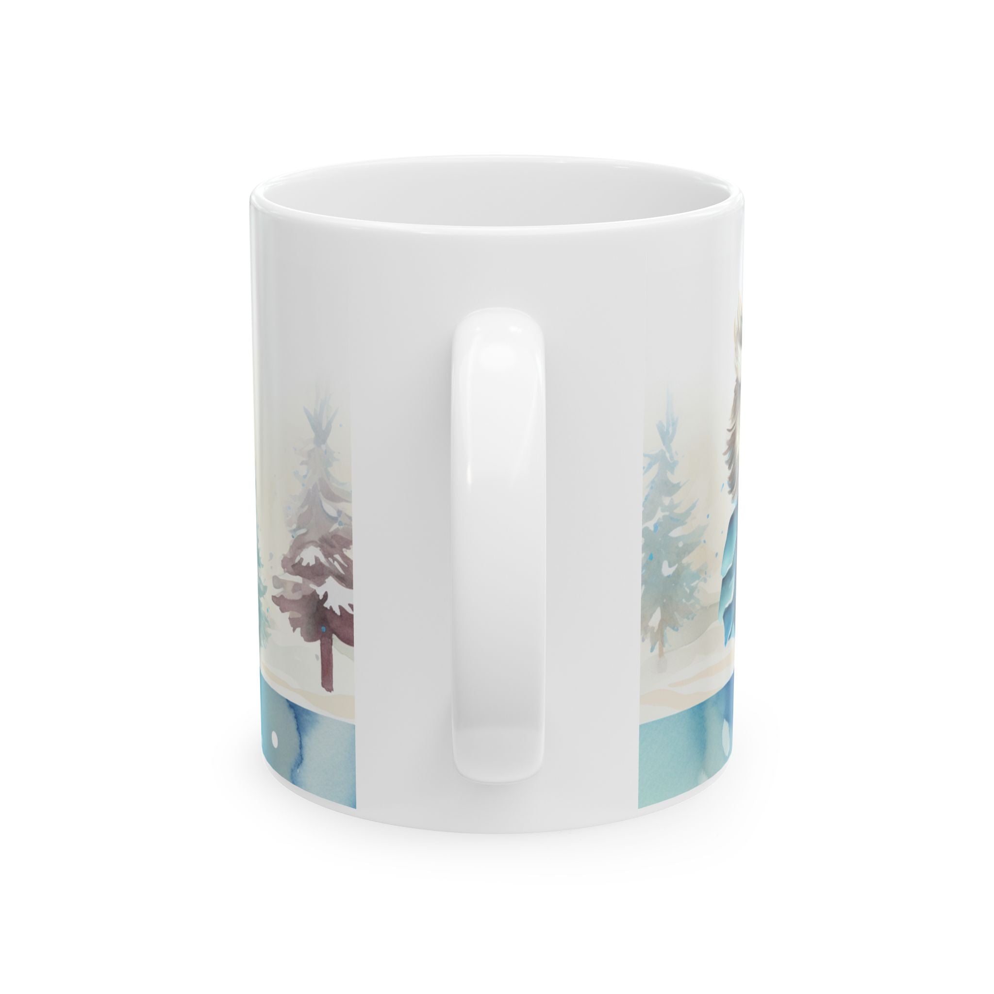 Winter Owl Ceramic Mug - 11oz