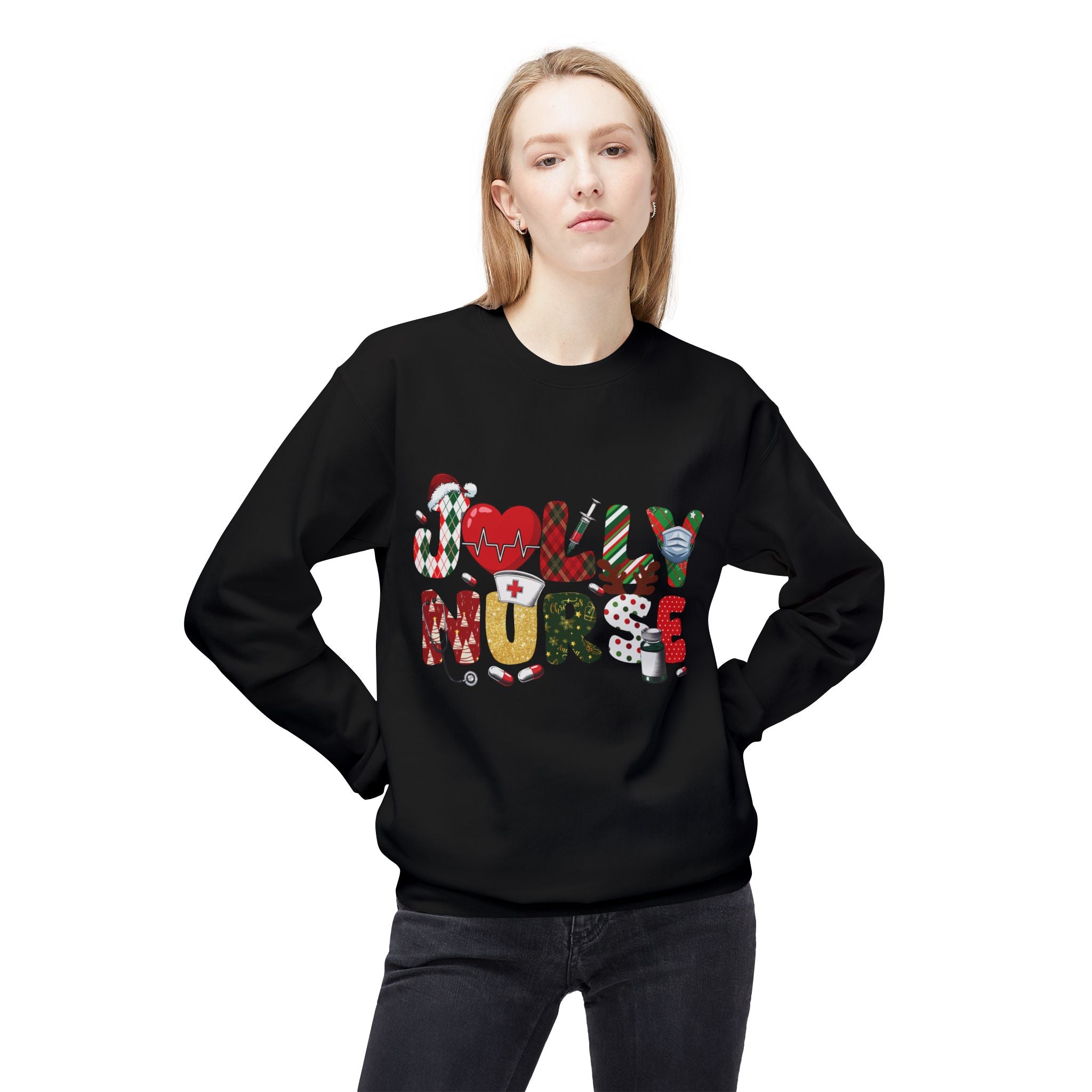 Holiday Nurse Crewneck Sweatshirt