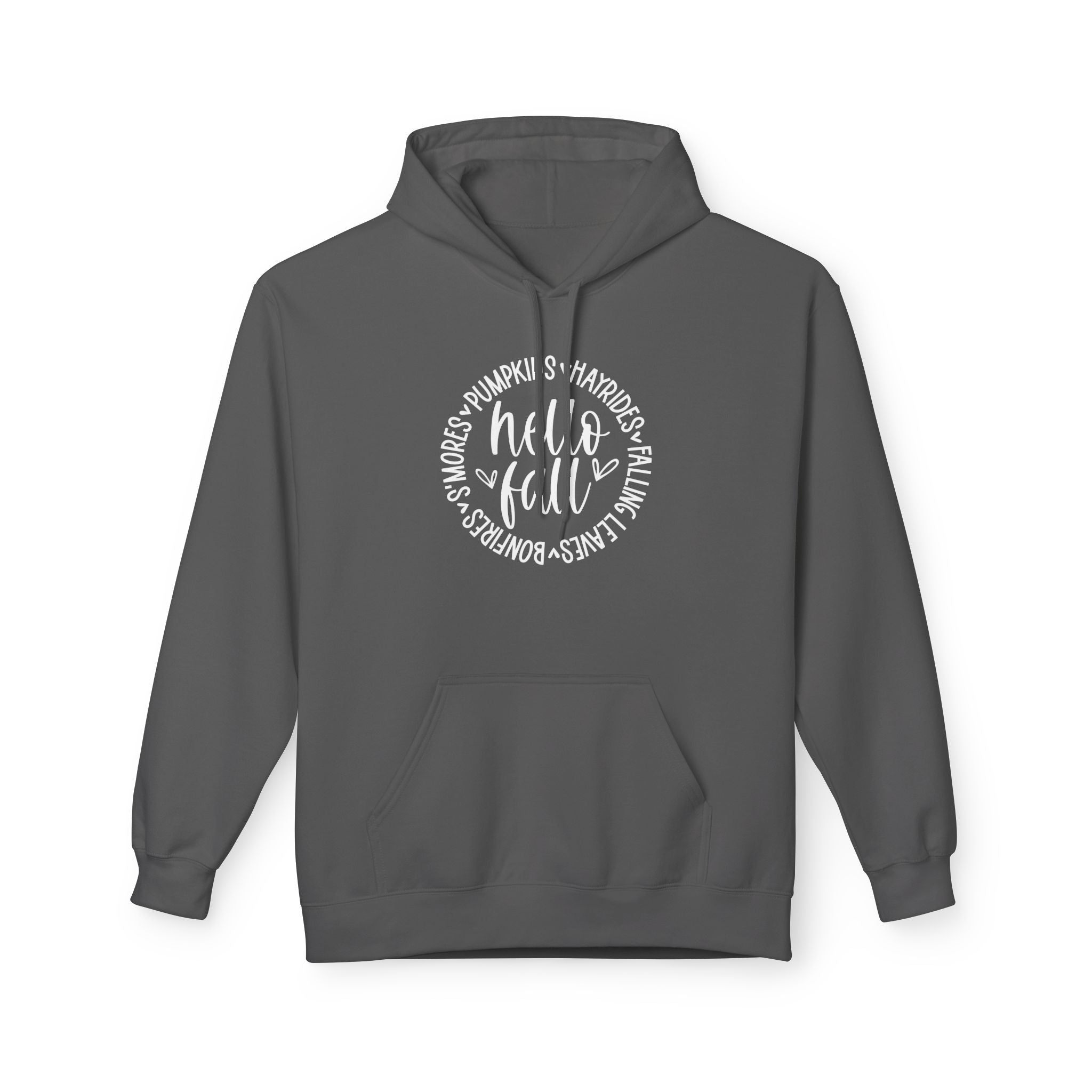 Hello Fall Fleece Hooded Sweatshirt