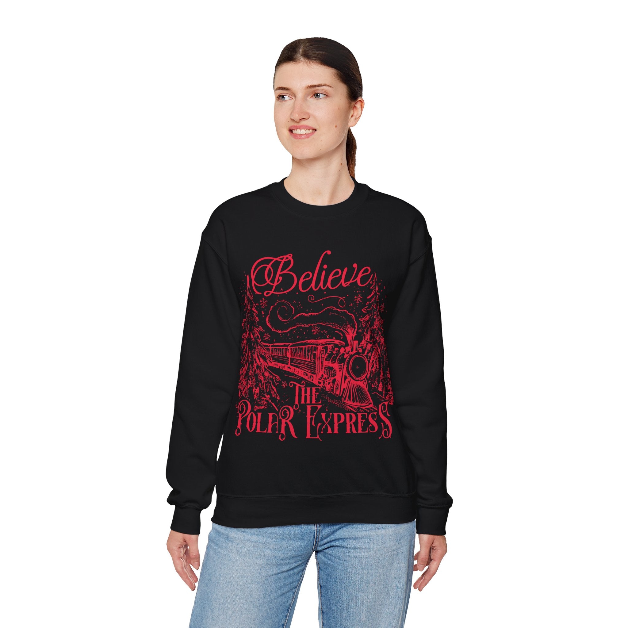 Believe in the Polar Express Crewneck Sweatshirt - Unisex