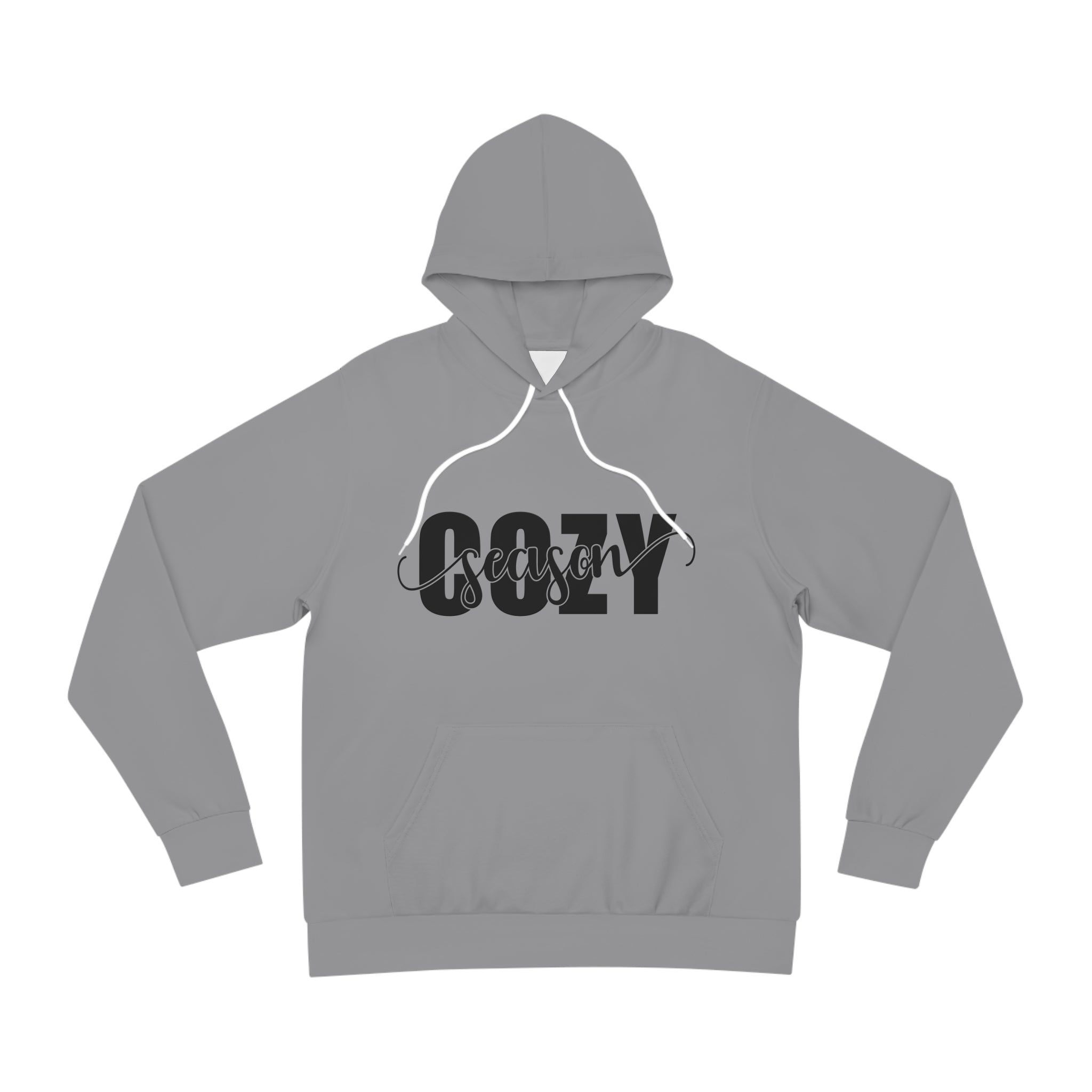 Grey Cozy Season Hooded Sweatshirt