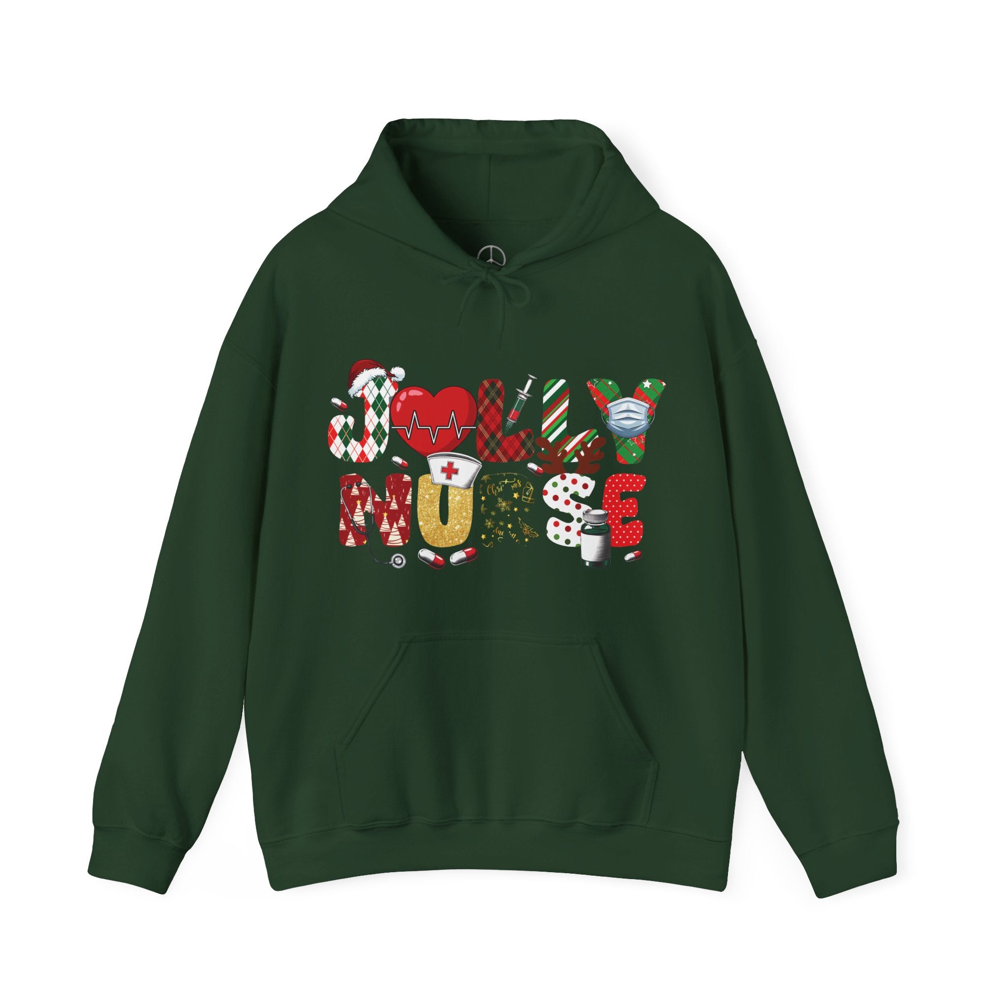 Jolly Nurse Hooded Sweatshirt