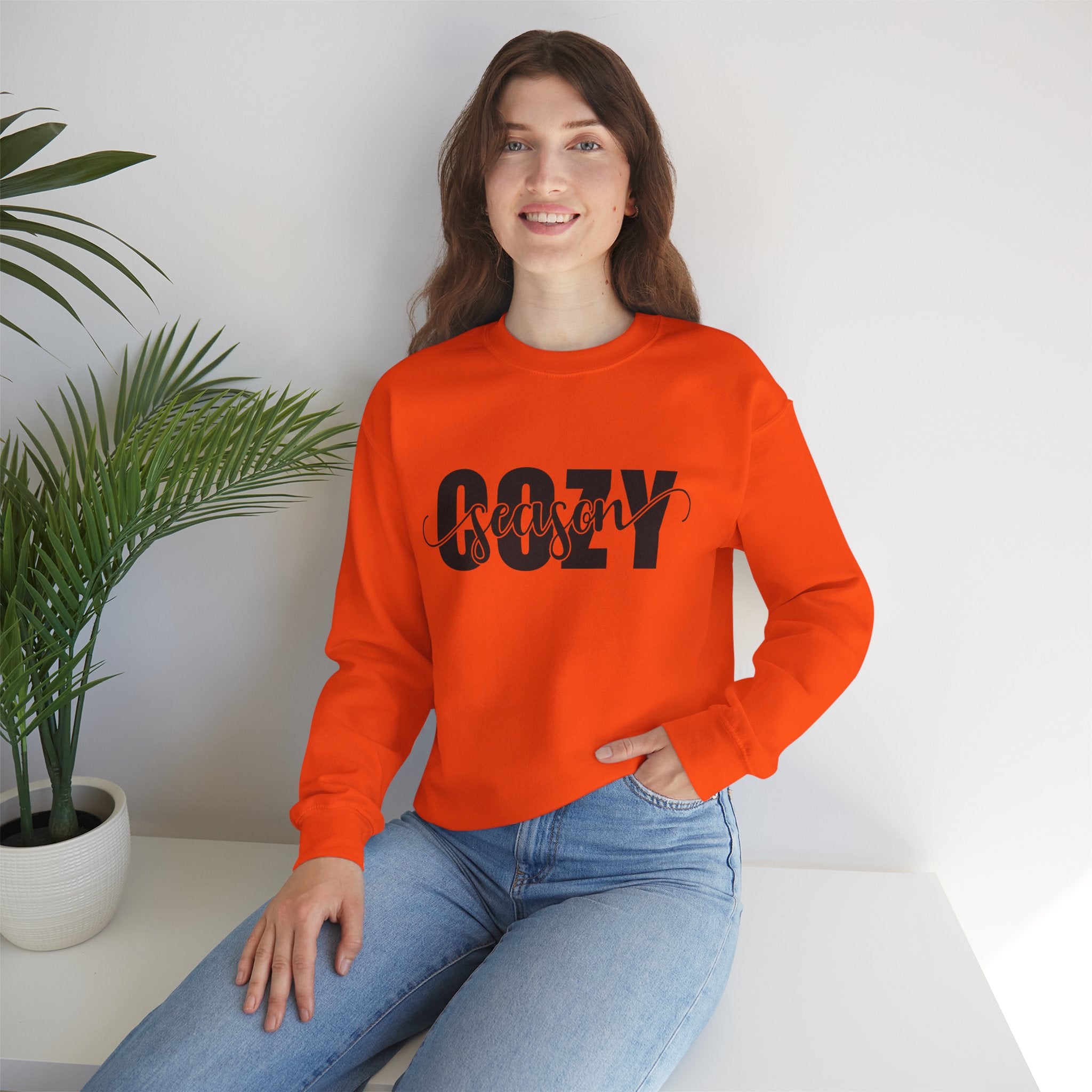 Cozy Season Crewneck Sweatshirt - Perfect Fall & Winter Wear