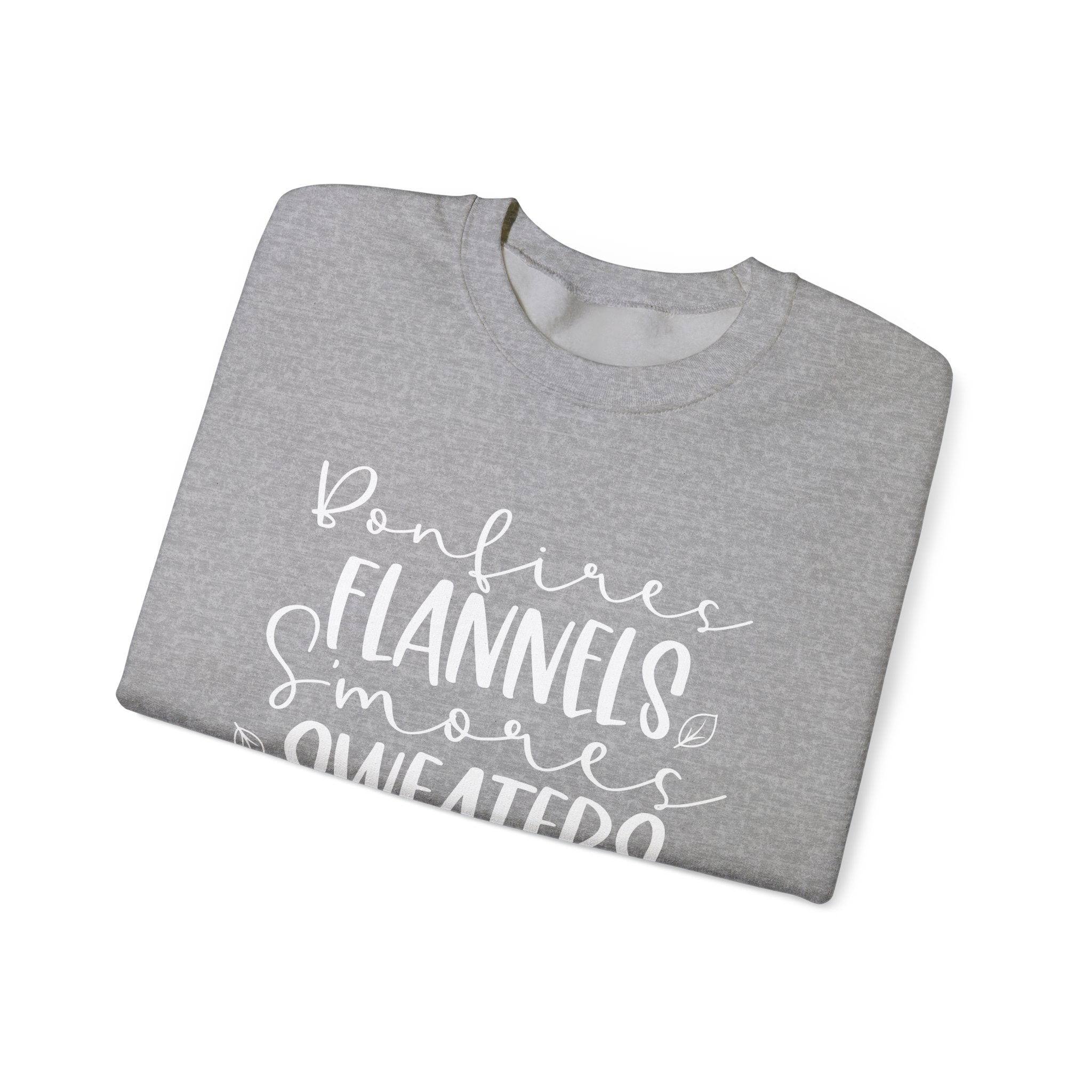 Autumn/Fall Crewneck Sweatshirt (Bonfire, Flannel, S'mores...)